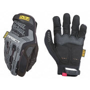 M-Pact Impact Resistant Work Gloves, Vibration Absorption, TPR, Black/Gray, XL, 1 Pair