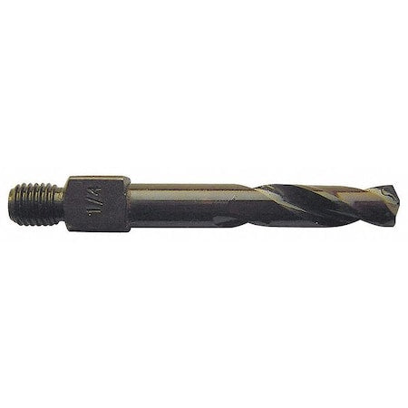Cobalt Threaded Shank Drill,Short,7/64