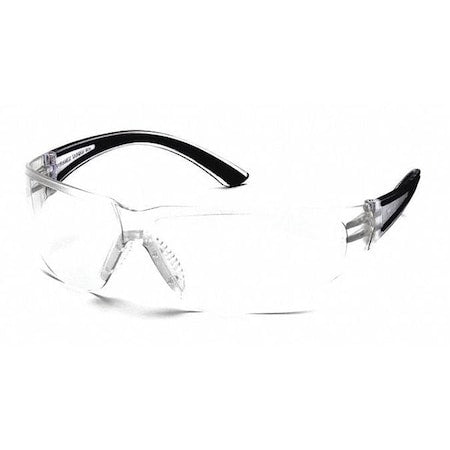 Cortez(R), Safety Glasses, Anti-Scratch, Clear Lens, Frameless