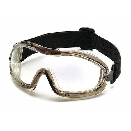 Safety Goggles, Clear Lens, Anti-Fog, Indirect Vented, Elastic Strap, G7 Series