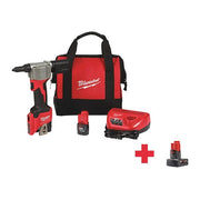 M12 Rivet Tool Kit + M12 XC 4.0 Battery Pack