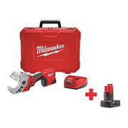 M12 Plastic Pipe Shear Kit + M12 XC 4.0 Battery Pack