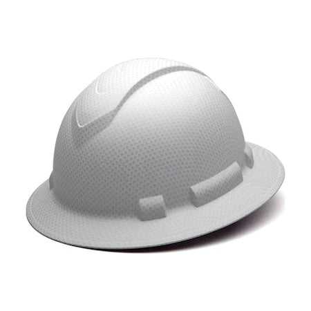 Hard Hat, ABS, 4 Point Ratchet, White