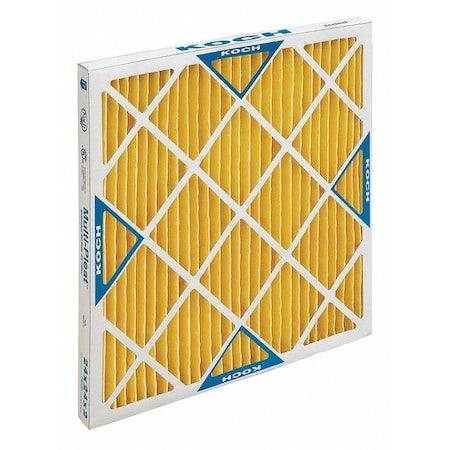 16x20x2 Pleated Air Filter, High Capacity, Synthetic, MERV 11