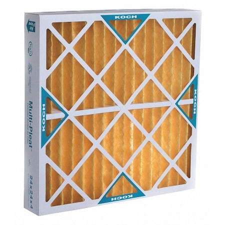12x24x4 Pleated Air Filter, High Capacity, Synthetic, MERV 11