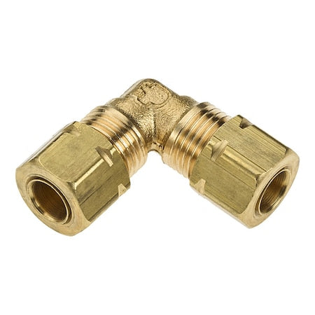 Elbow, Brass, Comp. 1/4 in, Comp. 1 in