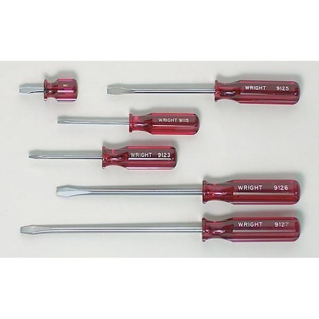 Screwdriver Set,w/Pouch,6 pcs
