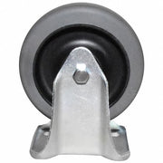 Plate Caster,Polyurethane,6 1/4"H