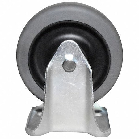 Plate Caster,Polyurethane,6 1/4"H