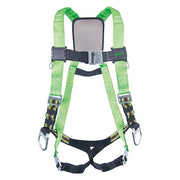Duraflex Python(R) Ultra Full Body Harness, L/XL, 400 lb., Quick-Connect Chest/ Back, Hips D-Ring