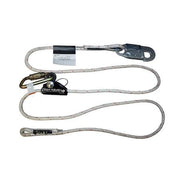 Positioning Lanyard, 8 ft., 400 lb. Weight Capacity, White