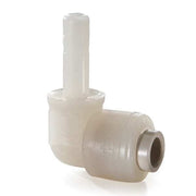 90 Degree Plug-In Elbow, 1/4 in Tube Size, natural