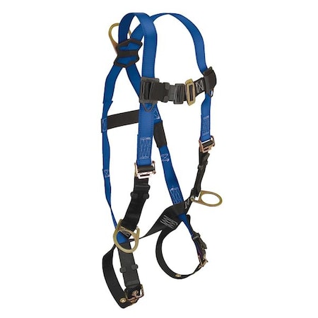 Condor Full Body Harness, Universal (S/M/L), 425 lb., Mating Chest/ Tongue Leg Straps