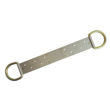 Roof Anchor, 18 in Length, 310 lb Weigth Capacity, Stainless Steel Anchor, Pivot D-Ring