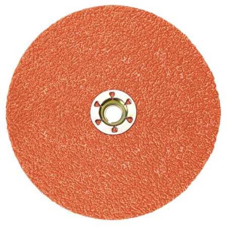Fiber Sanding Disc,4 1/2 In,60 G, PK25