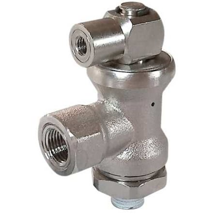 Lockout Valve,1/4 In,Brass