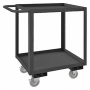 Stock cart, 2 shelf, 1-1/2" lips up, 1200 lbs capacity
