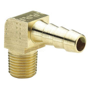 1/2" Barb x 3/8" MNPT Low Lead Brass 90 Degree Elbow