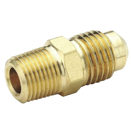 Male Connector,Low Lead Brass,1/2 In.