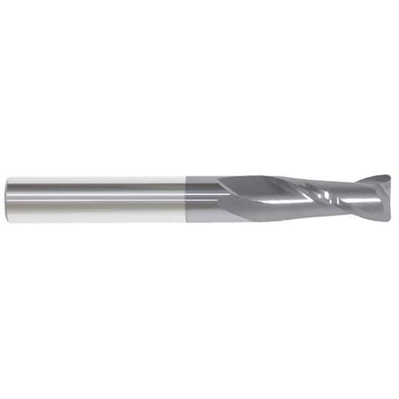 Carbide End Mill, 3/8In, 2FL, Single, 2-1/2
