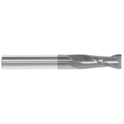 Carbide End Mill, 3/4In, 2FL, Single, 4In