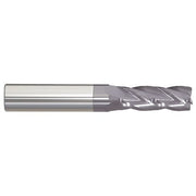 Carbide End Mill, 1/2In, 4FL, Single, 4In