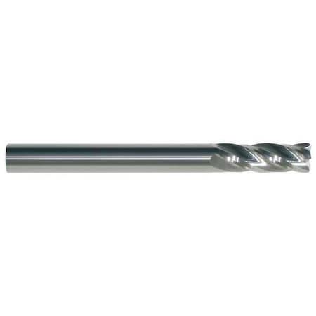 Carbide End Mill,1In,4FL,Single,4In