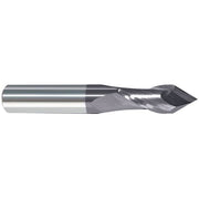 Carbide Drill Mill, 1/2In, 2FL, Single, 3In
