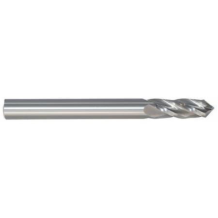 Carbide Drill Mill, 5/16, 4FL, Single, 2-1/2