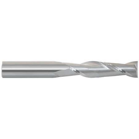 Carbide End Mill, 3/16In, 2FL, Single, 2-1/2