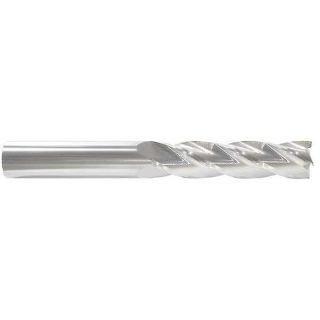 Carbide End Mill, 1/8In, 4FL, Single, 3In