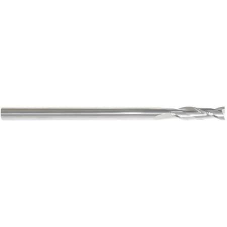 Carbide End Mill, 5/16In, 2FL, Single, 6In