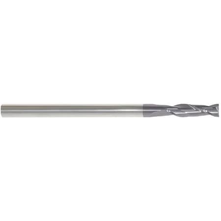 Carbide End Mill, 1/2In, 2FL, Single, 6In