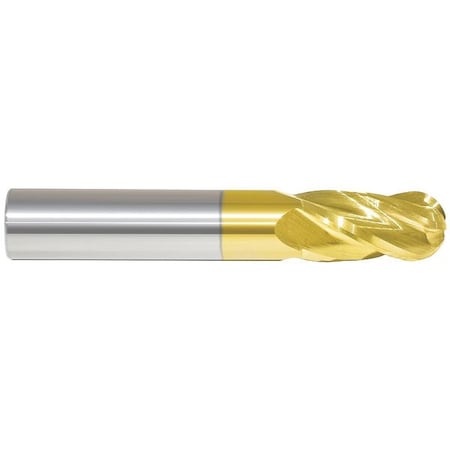 Carbide End Mill, 1/16In, 4FL, Single, 1-1/2