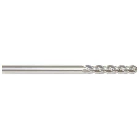 Carbide End Mill, 5/16In, 4FL, Single, 4In