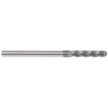 Carbide End Mill, 7/16In, 4FL, Single, 6In