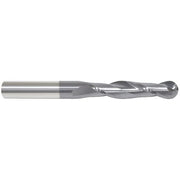 Carbide End Mill, 7/16In, 2FL, Single, 4In