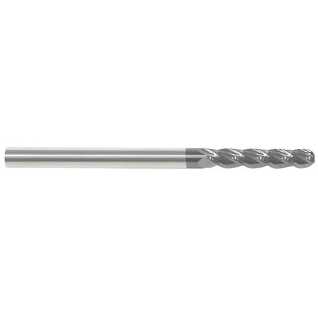 Carbide End Mill, 1/4In, 4FL, Single, 6In