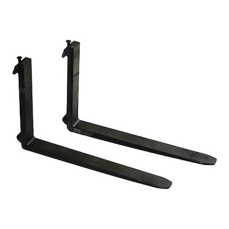 Forklift Forks,42 in. L.,3000 lb.,PR