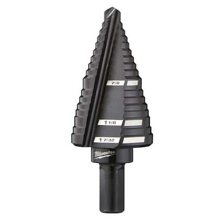 No. 11 Step Drill Bit, 7/8" - 1-7/32"