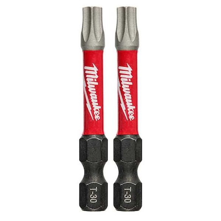 Shockwave 2" Impact Torx T30 Power Bits (2PK)
