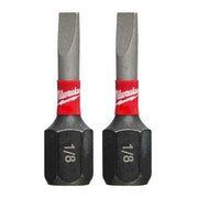 Shockwave Impact Slotted 1/8" Insert Bits (2PK)