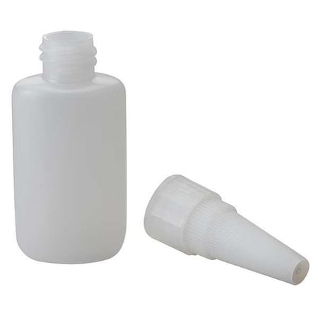 Squeeze Bottle Kit, Adhesive, Plastic, White, 10 PK