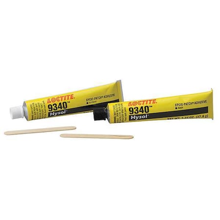 Epoxy Adhesive, 9340 Series, Green, Tube, 1:01 Mix Ratio, 3 hr Functional Cure