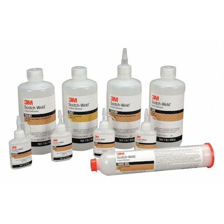 Instant Adhesive, Scotch-Weld CA40 Series, Transparent, 1 fl oz (US), Bottle 12 PK