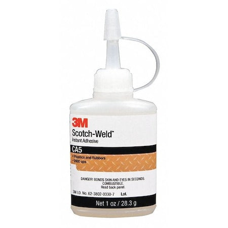 Instant Adhesive, Scotch-Weld CA5 Series, 12 PK