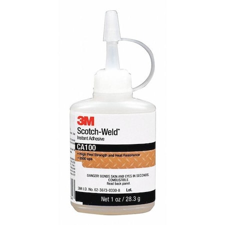 Instant Adhesive, Scotch-Weld CA100 Series, 12 PK