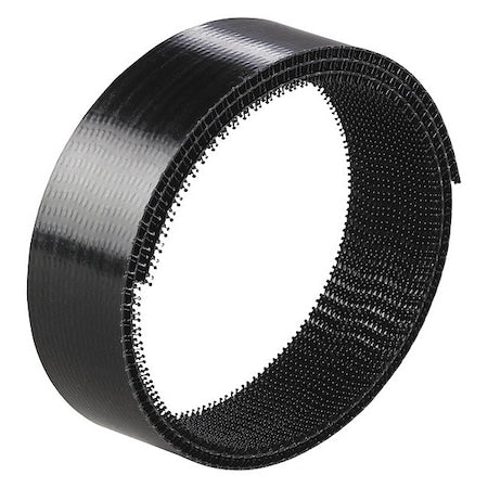 Reclosable Fastener, Not Applicable, 50 yds, 1 in Wd, Black, 2 PK