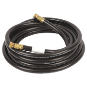 3/8" x 15 ft PVC Coupled Multipurpose Air Hose 300 psi BK