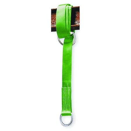 Cross-Arm Anchorage Strap, With 2 D-Rings, Reusable, Polyester, 400 lb Capacity, 6 ft L